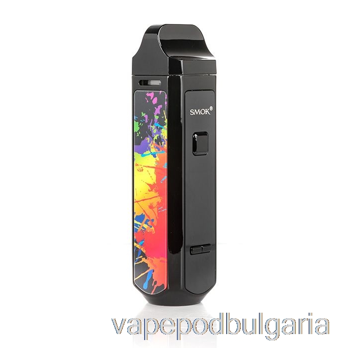 Vape 10000 Дръпки Smok Rpm 40 Pod Mod Kit Black & 7 Color